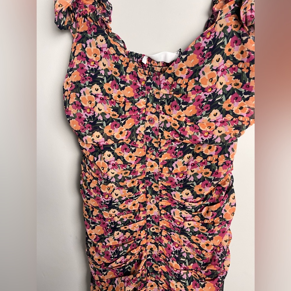Astr The Label MULTI RUFFLE RUCHED DRESS Size Small NWT - Picture 8 of 12